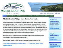 Tablet Screenshot of marblemountainvillage.com